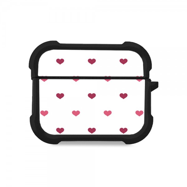 Θήκη Σιλικόνης Sonique Heart Series για AirPods Pro 3 Λευκό 01