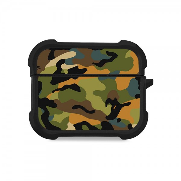 Θήκη Σιλικόνης Sonique Camouflage Army Series για AirPods Pro 3 Πράσινο 01