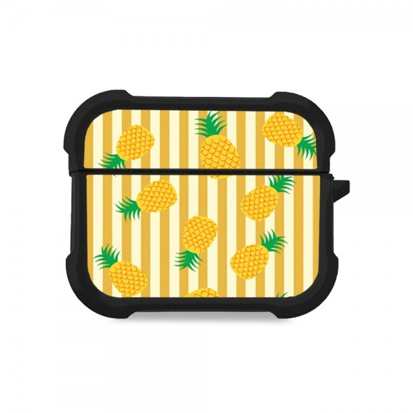 Θήκη Σιλικόνης Sonique Fruit Series για AirPods Pro 3 Ανανάς 01