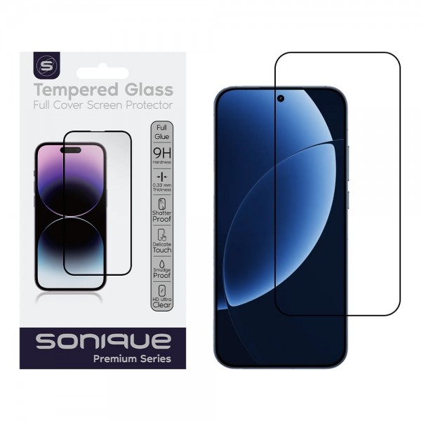 Hardy Glass Sonique Premium Series HD Full Cover 9H Realme GT 8 Pro 5G Μαύρο