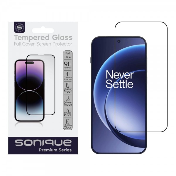 Hardy Glass Sonique Premium Series HD Full Cover 9H OnePlus 15 5G Μαύρο