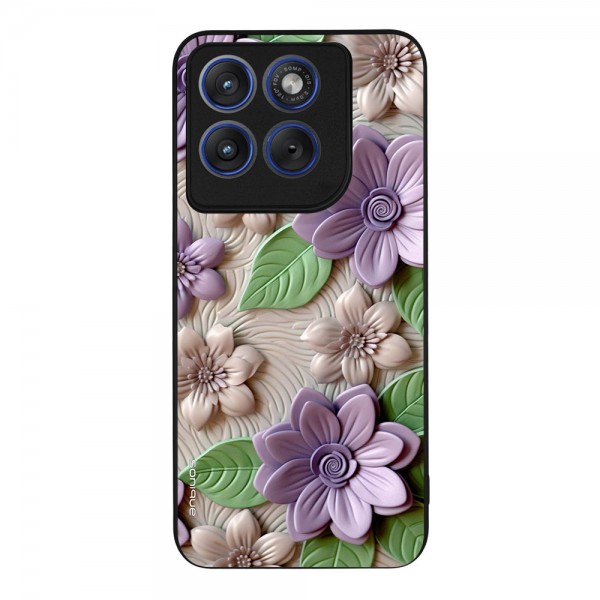 Θήκη Sonique 3D Flower Series για Motorola Edge 70 Fusion 5G Βιολετί