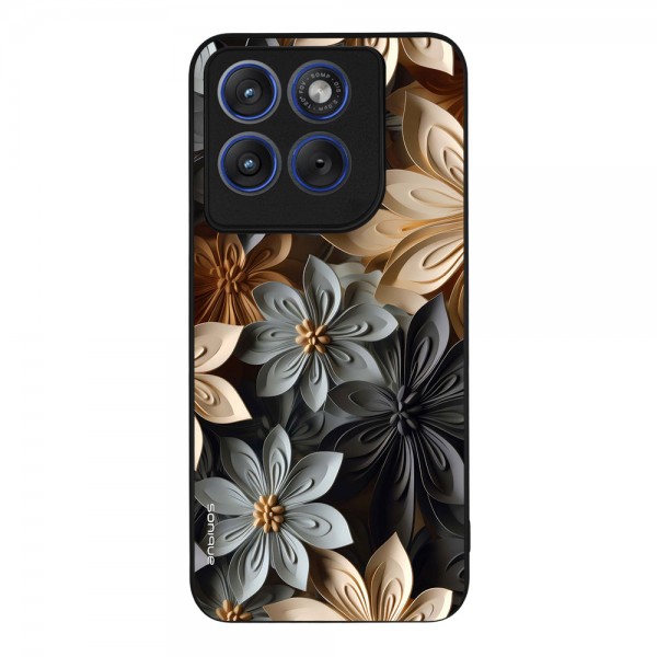 Θήκη Sonique 3D Flower Series για Motorola Edge 70 Fusion 5G Γκρι