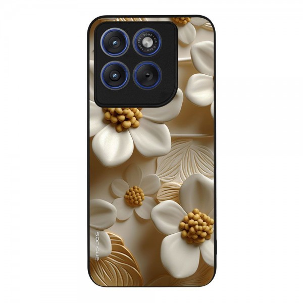 Θήκη Sonique 3D Flower Series για Motorola Edge 70 Fusion 5G Λευκό
