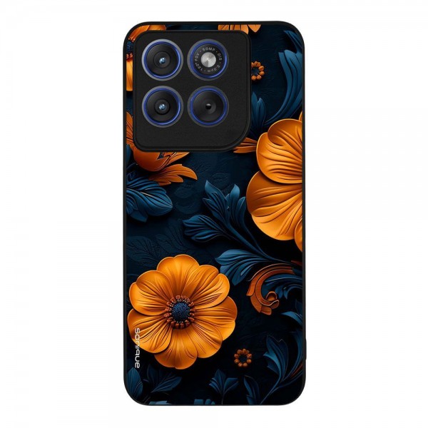 Θήκη Sonique 3D Flower Series για Motorola Edge 70 Fusion 5G Πορτοκαλί 01