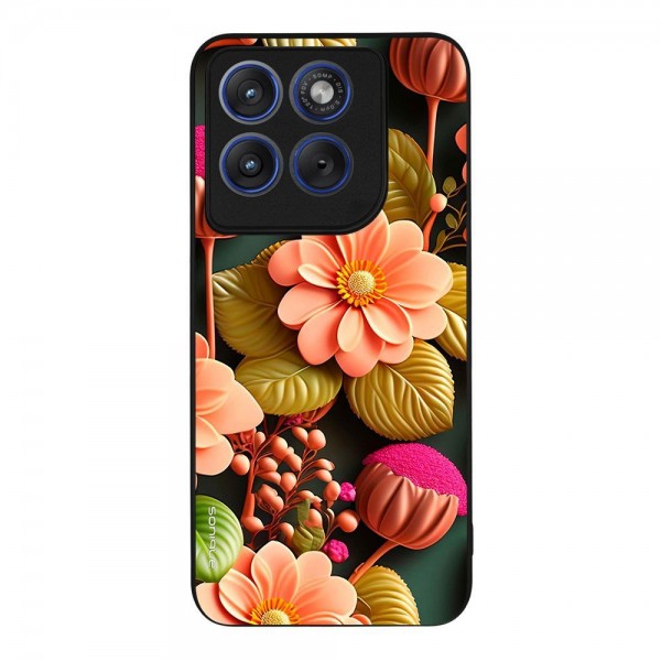 Θήκη Sonique 3D Flower Series για Motorola Edge 70 Fusion 5G Σομόν