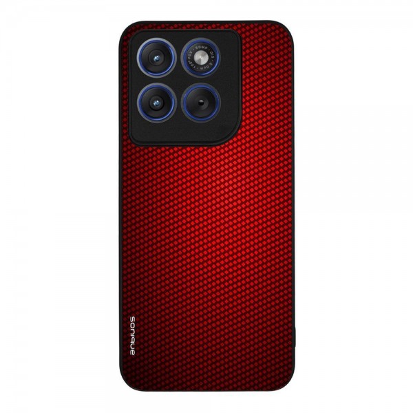 Θήκη Sonique Carbon Series για Motorola Edge 70 Fusion 5G Κόκκινο