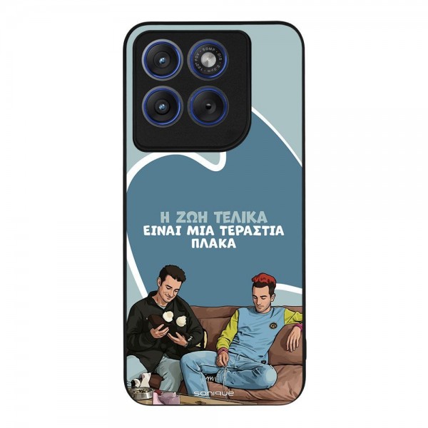 Θήκη Sonique Greek Cult TV Series για Motorola Edge 70 Fusion 5G Η Ζωή Είναι Πλάκα
