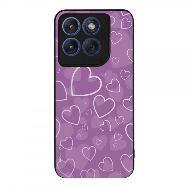 Θήκη Sonique Heart Series για Motorola Edge 70 Fusion 5G Βιολετί