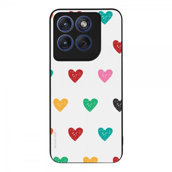 Θήκη Sonique Heart Series για Motorola Edge 70 Fusion 5G Λευκό 02