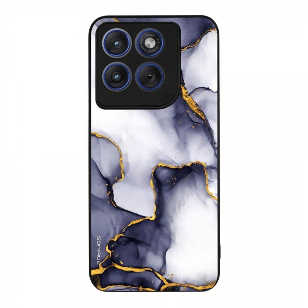Θήκη Sonique Marble Series για Motorola Edge 70 Fusion 5G Μωβ Γκρι