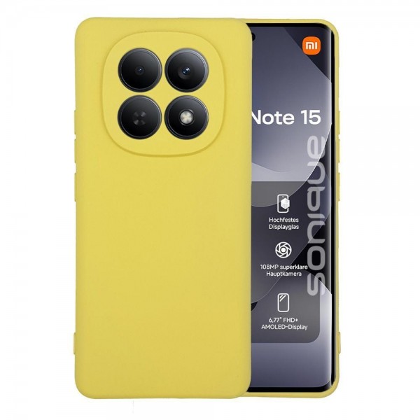 Θήκη Σιλικόνης My Colors Sonique Xiaomi Redmi Note 15 4G / Redmi Note 15 5G / Poco M8 5G Κίτρινο