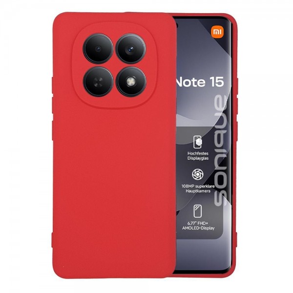 Θήκη Σιλικόνης My Colors Sonique Xiaomi Redmi Note 15 4G / Redmi Note 15 5G / Poco M8 5G Κόκκινο