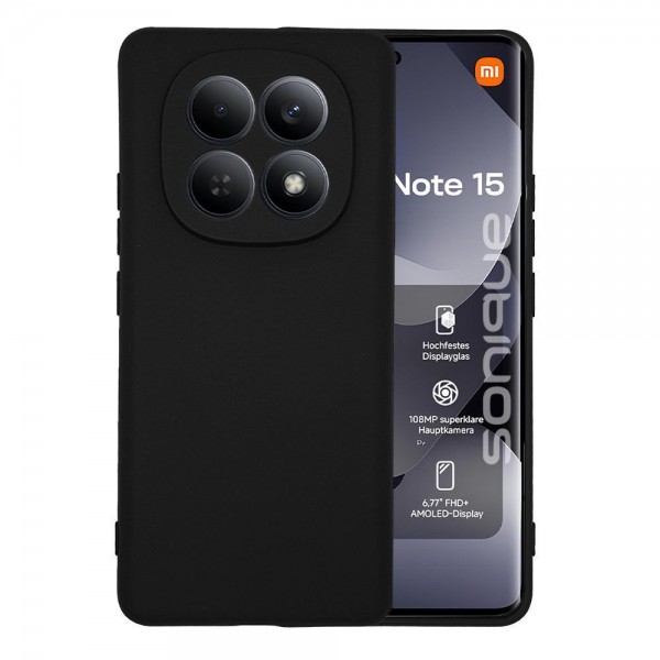 Θήκη Σιλικόνης My Colors Sonique Xiaomi Redmi Note 15 4G / Redmi Note 15 5G / Poco M8 5G Μαύρο