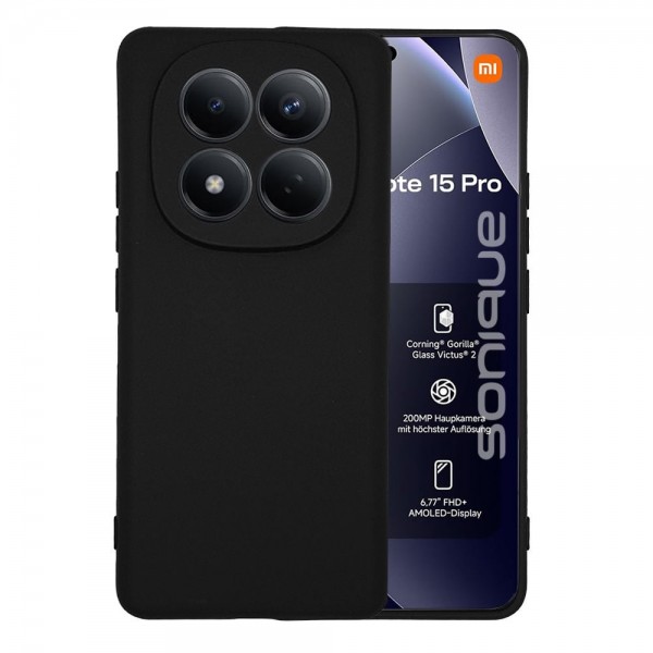 Θήκη Σιλικόνης My Colors Sonique Xiaomi Redmi Note 15 Pro 4G Μαύρο