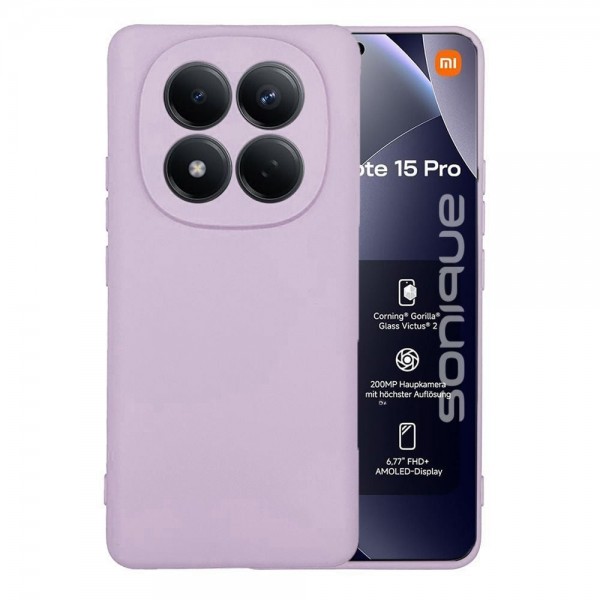 Θήκη Σιλικόνης My Colors Sonique Xiaomi Redmi Note 15 Pro 5G Βιολετί