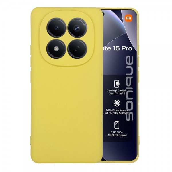 Θήκη Σιλικόνης My Colors Sonique Xiaomi Redmi Note 15 Pro 5G Κίτρινο