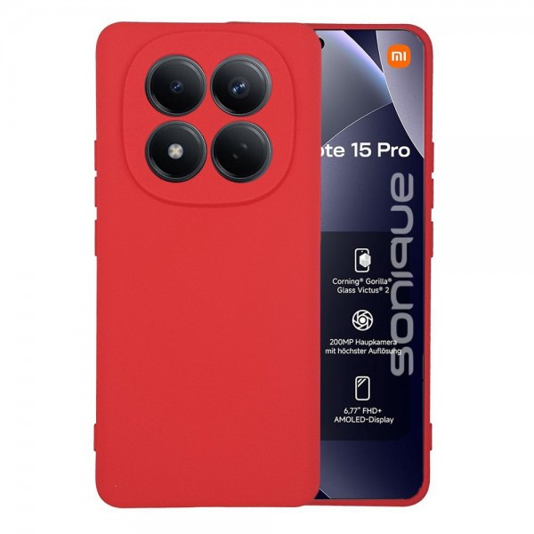 Θήκη Σιλικόνης My Colors Sonique Xiaomi Redmi Note 15 Pro 5G Κόκκινο