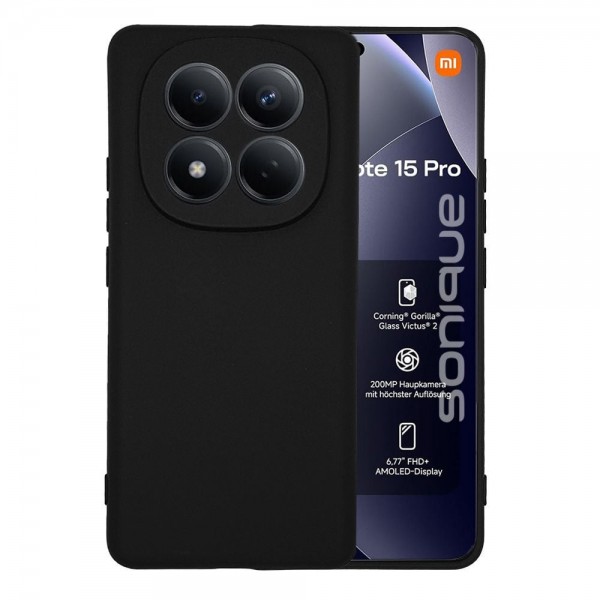 Θήκη Σιλικόνης My Colors Sonique Xiaomi Redmi Note 15 Pro 5G Μαύρο