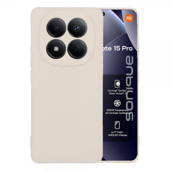 Θήκη Σιλικόνης My Colors Sonique Xiaomi Redmi Note 15 Pro 5G Μπεζ