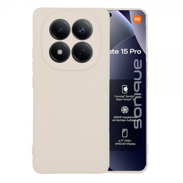 Θήκη Σιλικόνης My Colors Sonique Xiaomi Redmi Note 15 Pro Plus 5G / Poco M8 Pro 5G Μπεζ