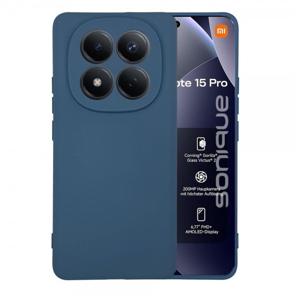Θήκη Σιλικόνης My Colors Sonique Xiaomi Redmi Note 15 Pro Plus 5G / Poco M8 Pro 5G Μπλε Σκούρο