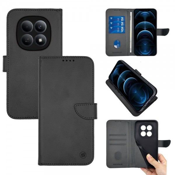 Θήκη Πορτοφόλι Sonique Urban Wallet Xiaomi Redmi Note 15 4G / Redmi Note 15 5G / Poco M8 5G Μαύρο