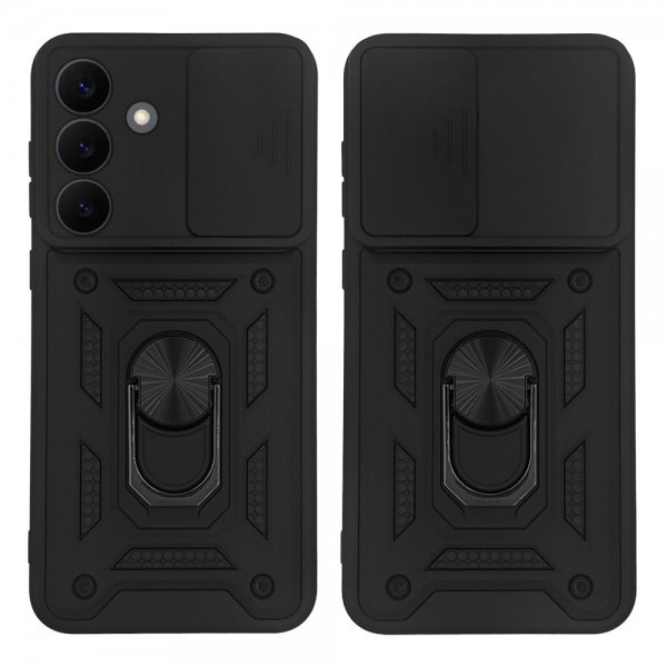 Θήκη Ring Armor CamPro Sonique για Samsung Galaxy S26 Μαύρο