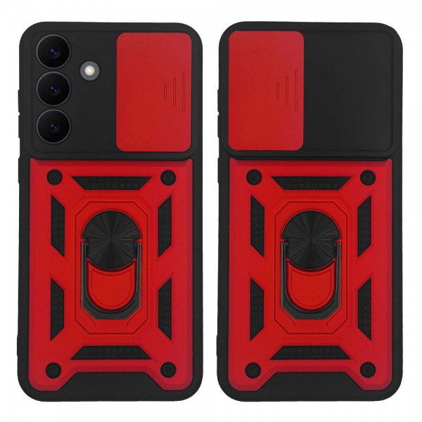 Θήκη Ring Armor CamPro Sonique για Samsung Galaxy S26 Plus Κόκκινο