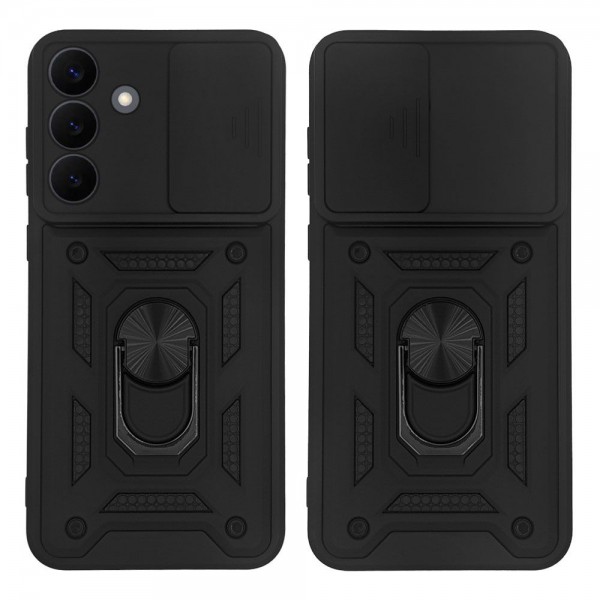 Θήκη Ring Armor CamPro Sonique για Samsung Galaxy S26 Plus Μαύρο