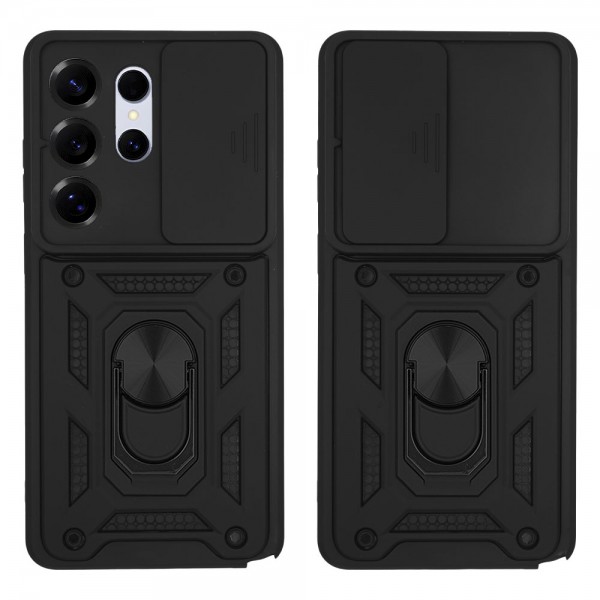 Θήκη Ring Armor CamPro Sonique για Samsung Galaxy S26 Ultra Μαύρο