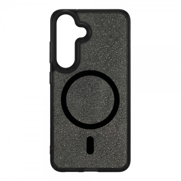 Θήκη Magnetic MagSparkle Sonique Samsung Galaxy S25 Μαύρο
