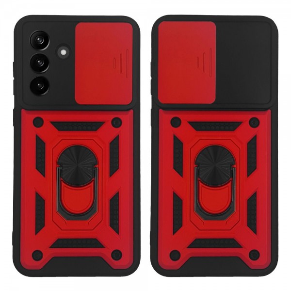 Θήκη Ring Armor CamPro Sonique για Samsung Galaxy A37 5G Κόκκινο