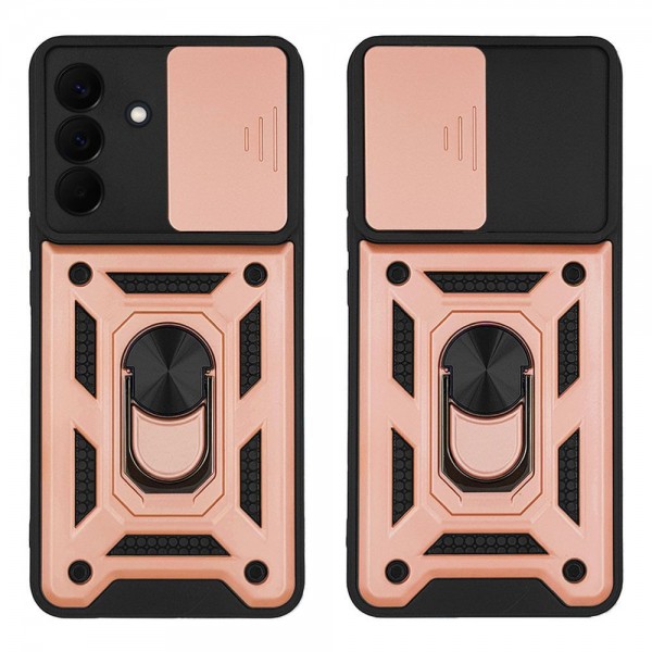 Θήκη Ring Armor CamPro Sonique για Samsung Galaxy A57 5G Ροζ Χρυσό