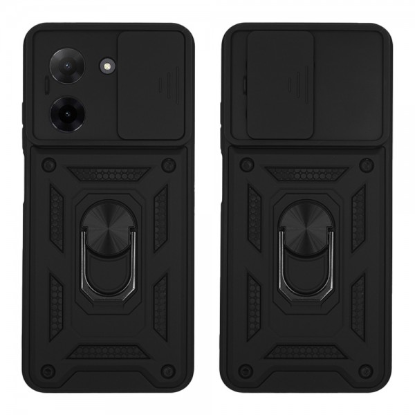 Θήκη Ring Armor CamPro Sonique για Xiaomi Redmi A5 4G (173.45mm) Μαύρο