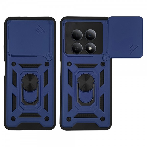 Θήκη Ring Armor CamPro Sonique για Xiaomi Redmi Note 15 4G / Redmi Note 15 5G / Poco M8 5G Μπλέ