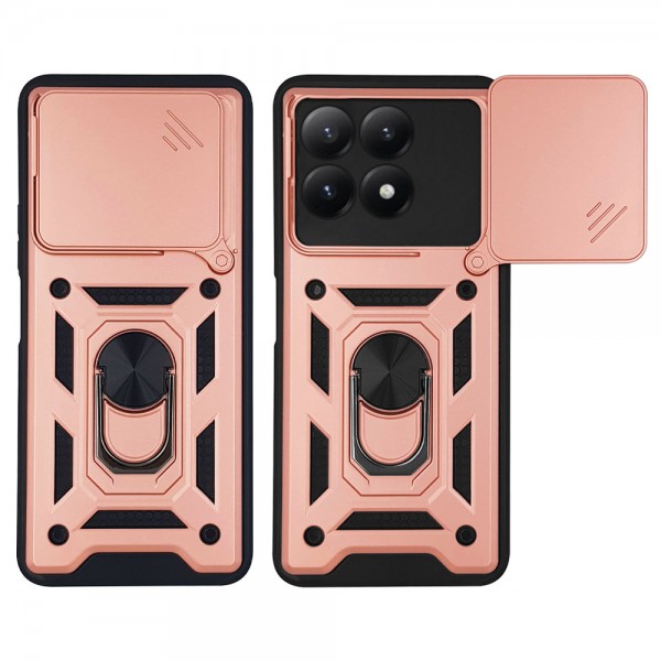 Θήκη Ring Armor CamPro Sonique για Xiaomi Xiaomi 15T 5G Ροζ Χρυσό