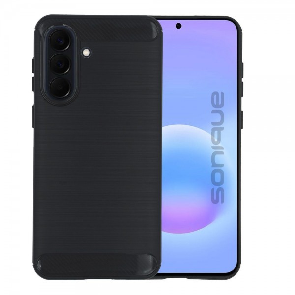 Θήκη Σιλικόνης Sonique Carbon Brushed Samsung Galaxy A57 5G Μαύρο