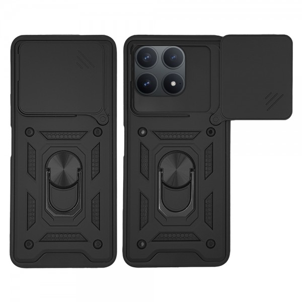 Θήκη Σιλικόνης Sonique Carbon Brushed Xiaomi Poco F8 Pro 5G Μαύρο