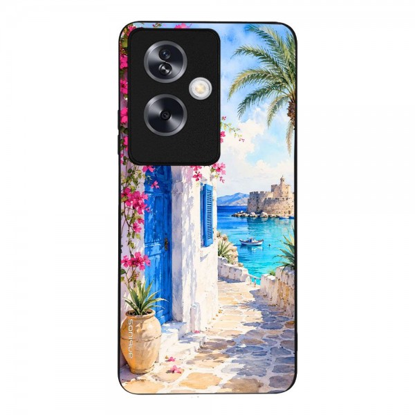 Θήκη SoniqueGreek Island Muse Series για Oppo A79 5G Σοκάκι Ρόδου