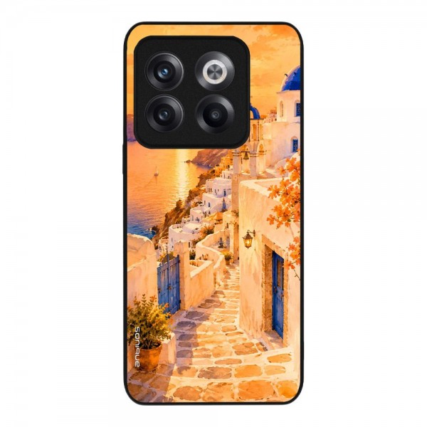 Θήκη Sonique Greek Island Muse  Series για OnePlus 10T Ηλιοβασίλεμα στην Οία