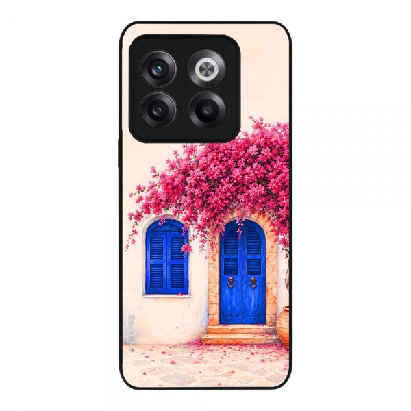 Θήκη Sonique Greek Island Muse  Series για OnePlus 10T Ροζ Μπουκαμβίλια