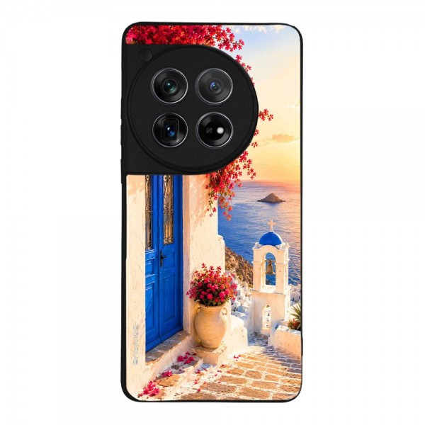 Θήκη Sonique Greek Island Muse  Series για OnePlus 12 5G Ηλιοβασίλεμα Σαντορίνης