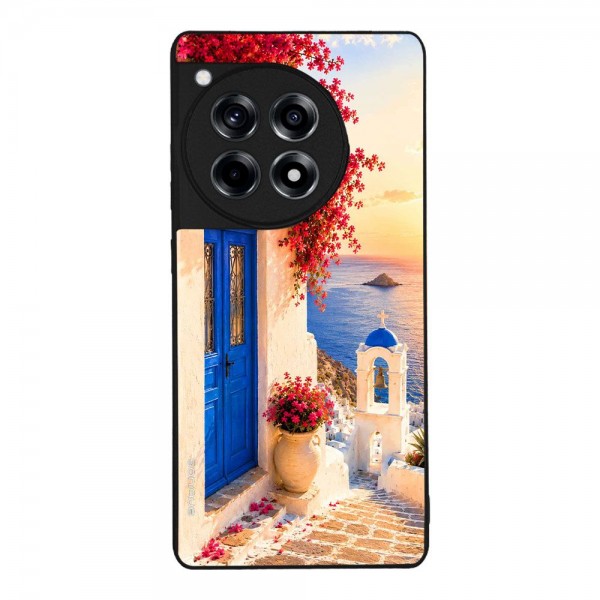 Θήκη Sonique Greek Island Muse  Series για OnePlus 12R 5G Ηλιοβασίλεμα Σαντορίνης
