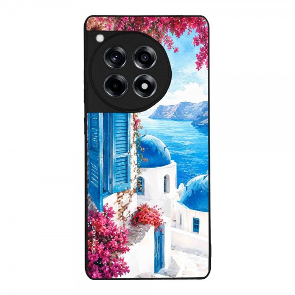 Θήκη Sonique Greek Island Muse  Series για OnePlus 12R 5G Σαντορινό Γαλάζιο