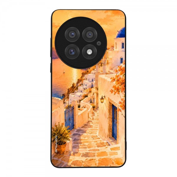 Θήκη Sonique Greek Island Muse  Series για OnePlus 13 5G Ηλιοβασίλεμα στην Οία
