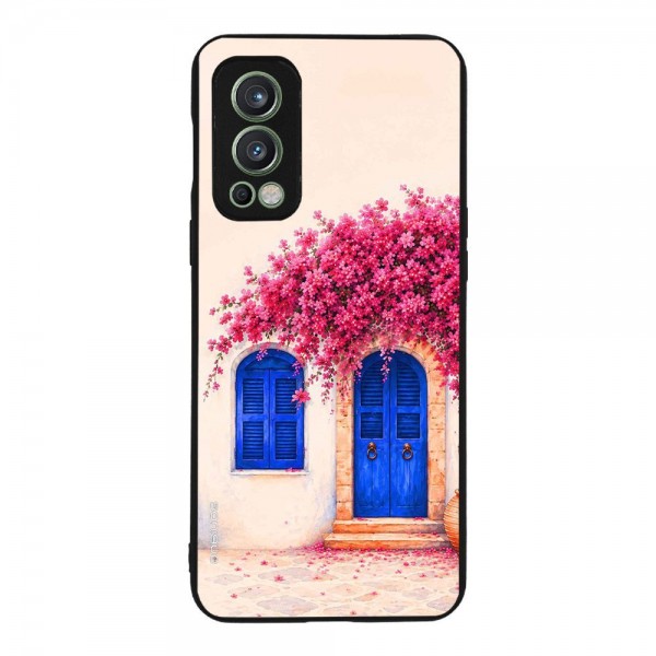 Θήκη Sonique Greek Island Muse  Series για OnePlus Nord 2 5G Ροζ Μπουκαμβίλια
