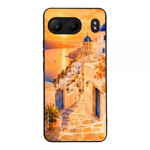 Θήκη Sonique Greek Island Muse  Series για OnePlus Nord 4 5G Ηλιοβασίλεμα στην Οία
