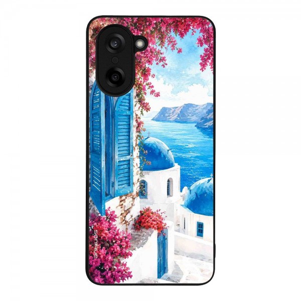 Θήκη Sonique Greek Island Muse  Series για OnePlus Nord CE 5 5G Σαντορινό Γαλάζιο