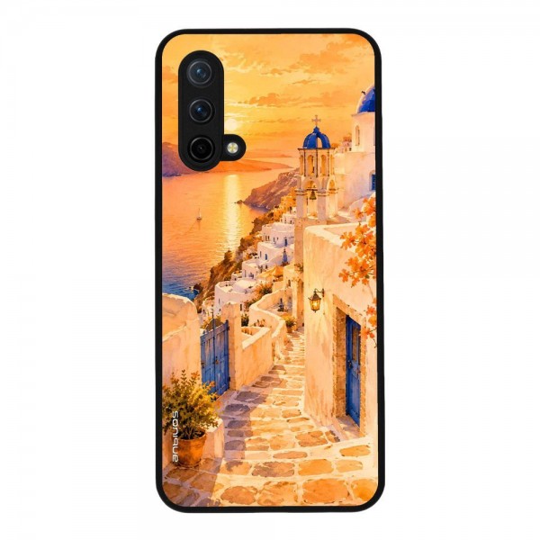 Θήκη Sonique Greek Island Muse  Series για OnePlus Nord CE 5G Ηλιοβασίλεμα στην Οία